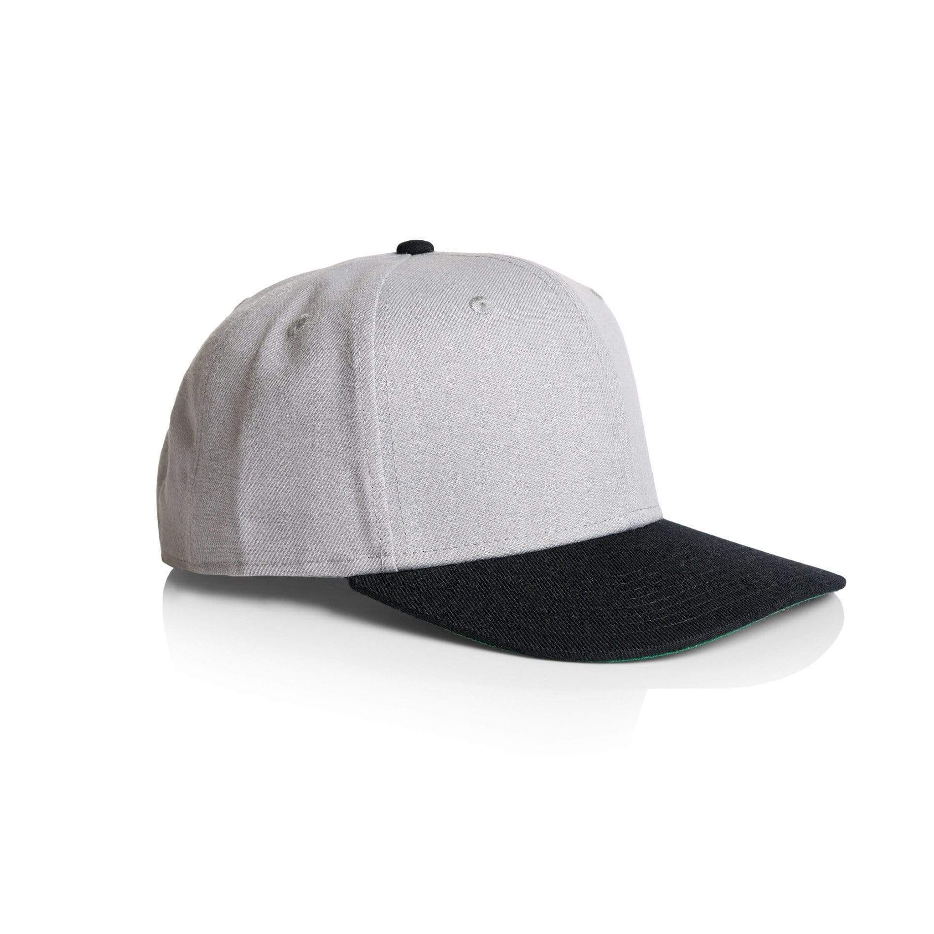 As Colour clip snapback cap 1102 Active Wear As Colour LIGHT GREY/BLACK OS